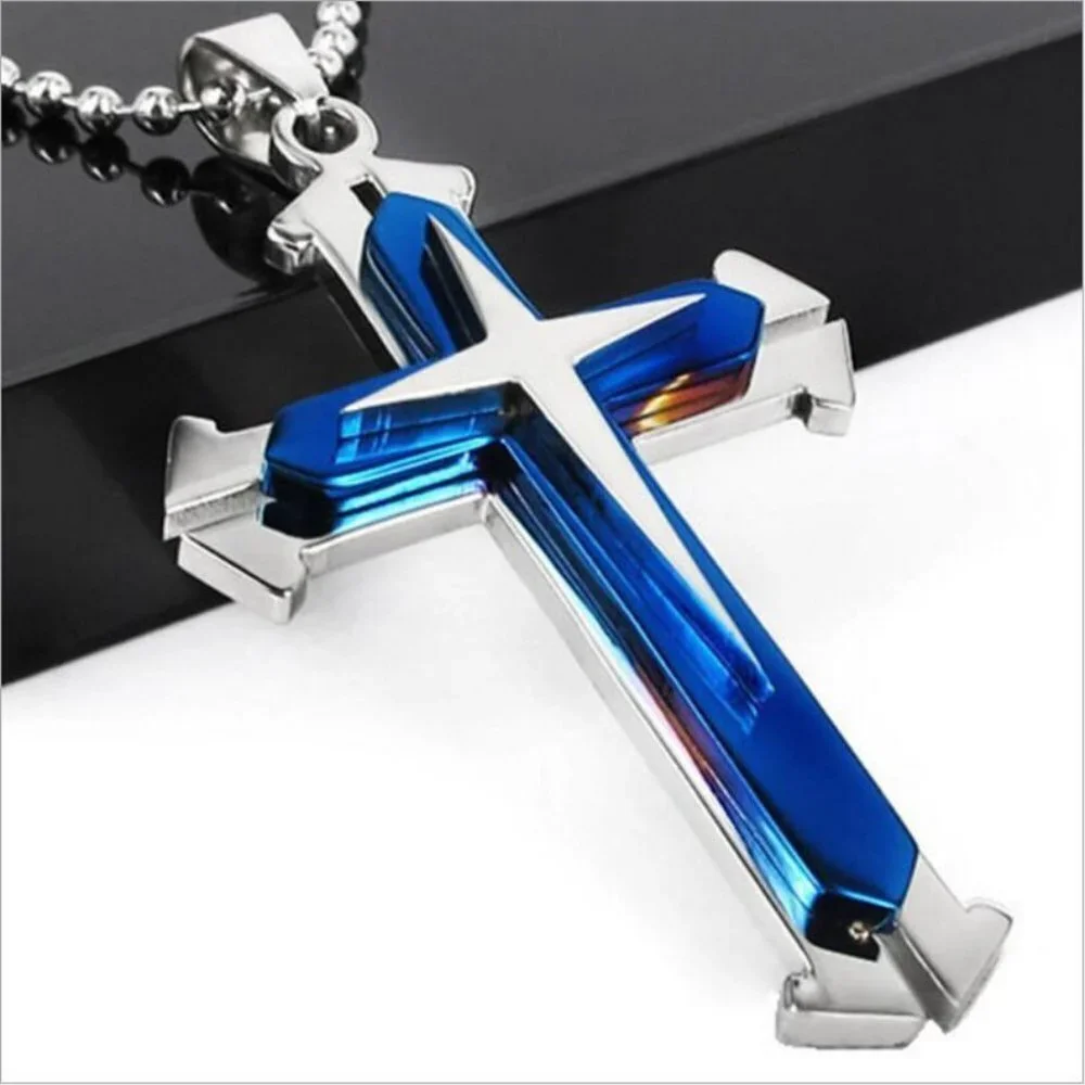❤️Jesus Domineering Spot cross Necklace, N90201P130